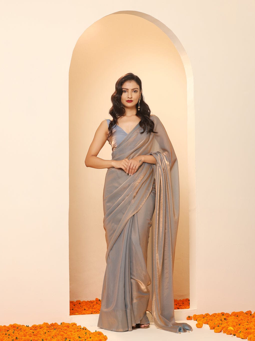 SV Readymade Blouse Party Wear Sarees Wholesale Price In Surat
